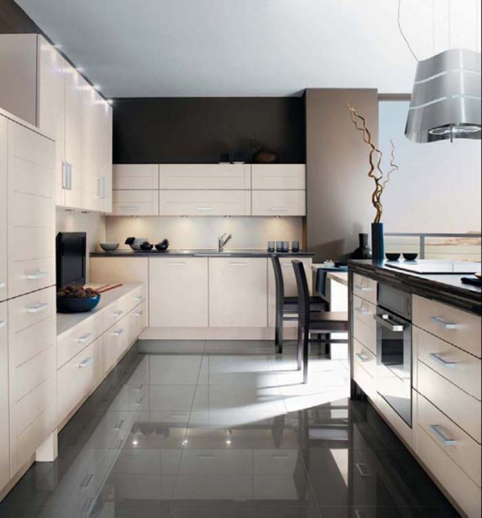 стильный интерьер современной кухни