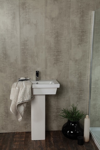 мойка на ножке в ванной комнате