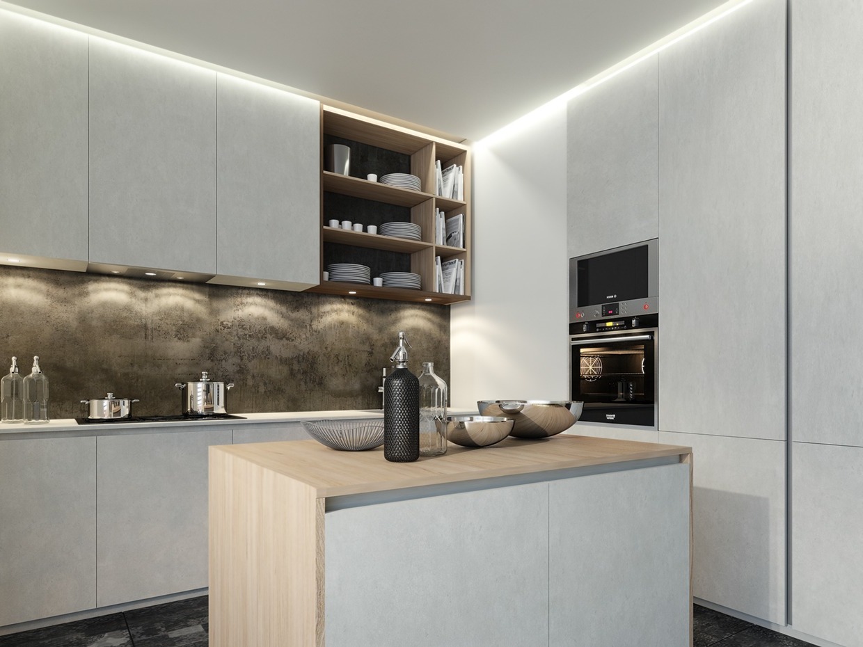 современный дизайн кухни