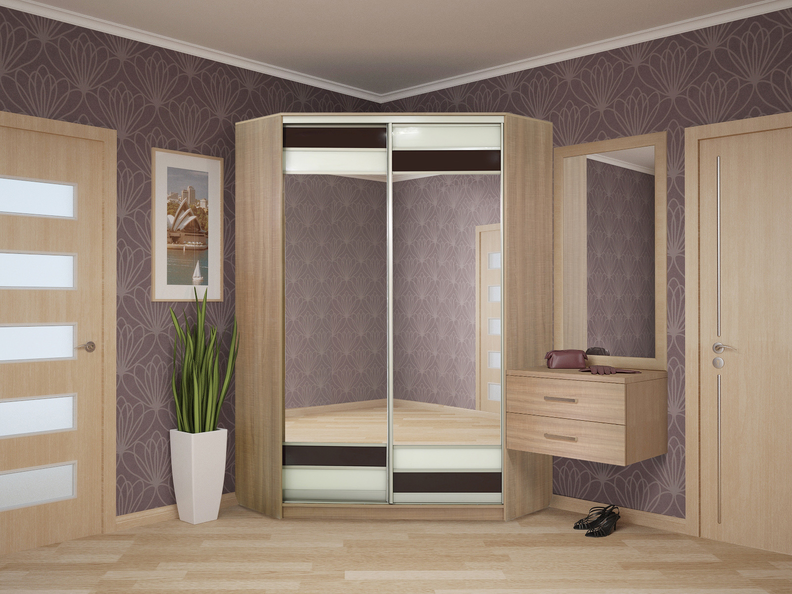 Угловые шкафы-купе - 4