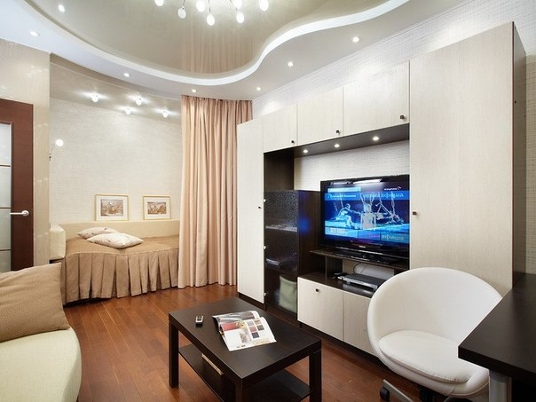 дизайн маленькой однокомнатной квартиры