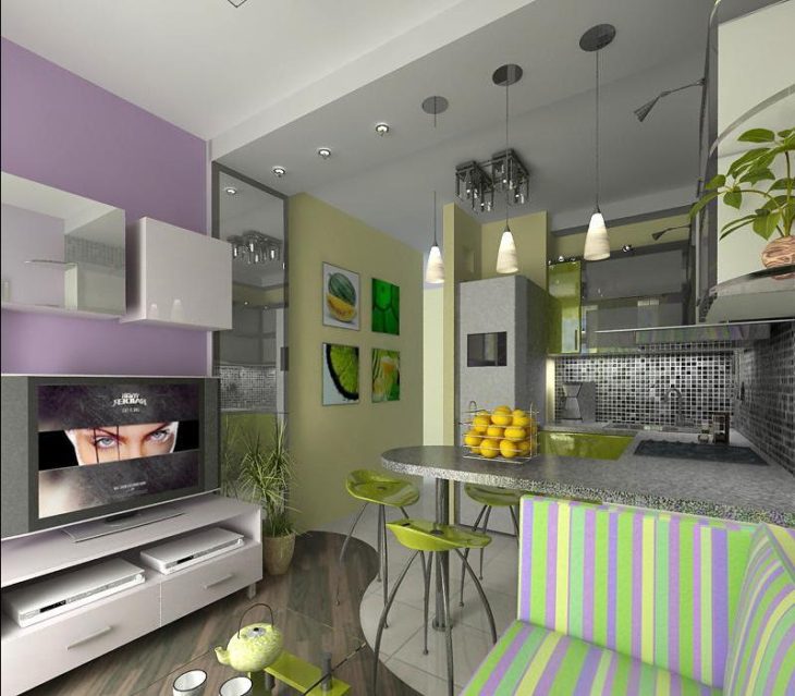 Современный дизайн интерьера маленькой квартиры, 50 фото дизайнерских идей