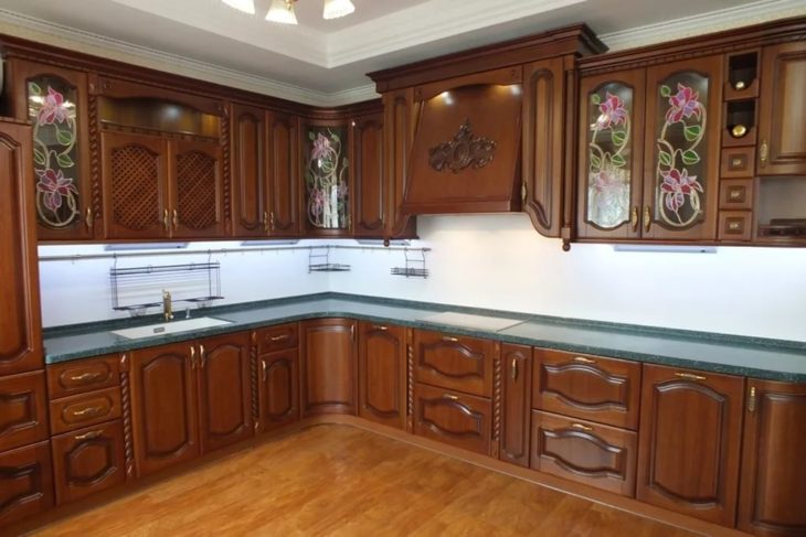 кухни из массива фото дизайн