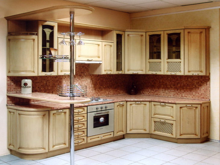 современные кухни из массива