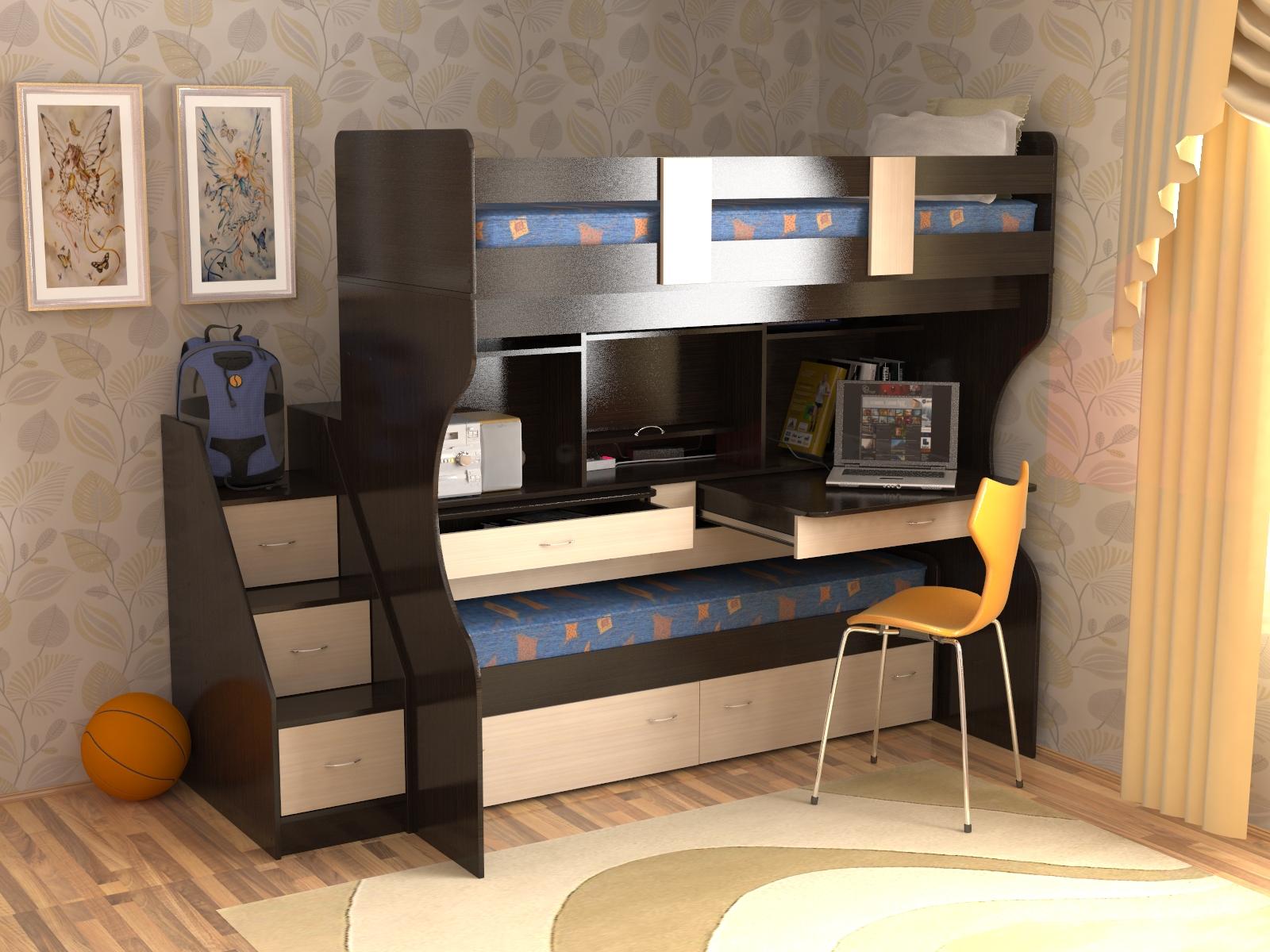 двухъярусные кровати -11