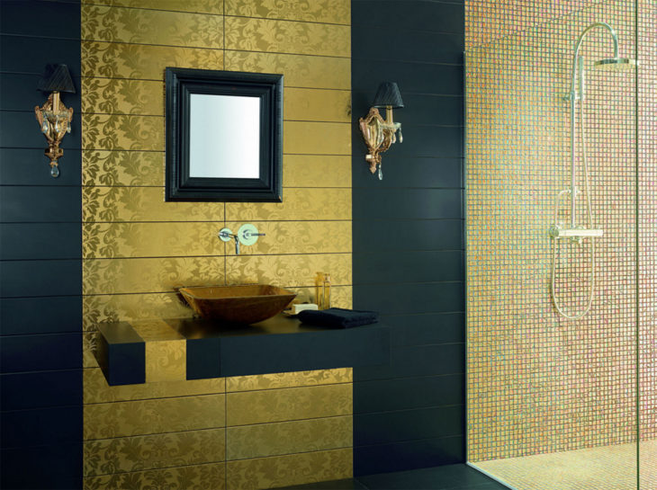 модная плитка для ванной комнаты 2017