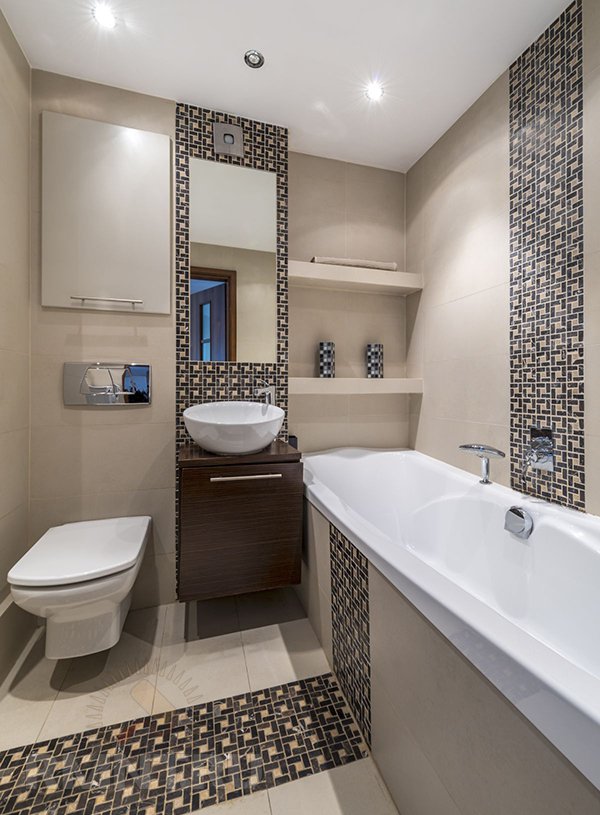 современные маленькие ванные комнаты дизайн фото