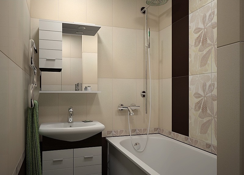 дизайн маленькой ванной комнаты без туалета фото